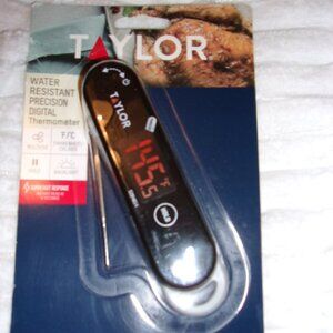 Taylor Digital LED Rapid Read Thermocouple Kitchen Meat Cooking Thermometer New